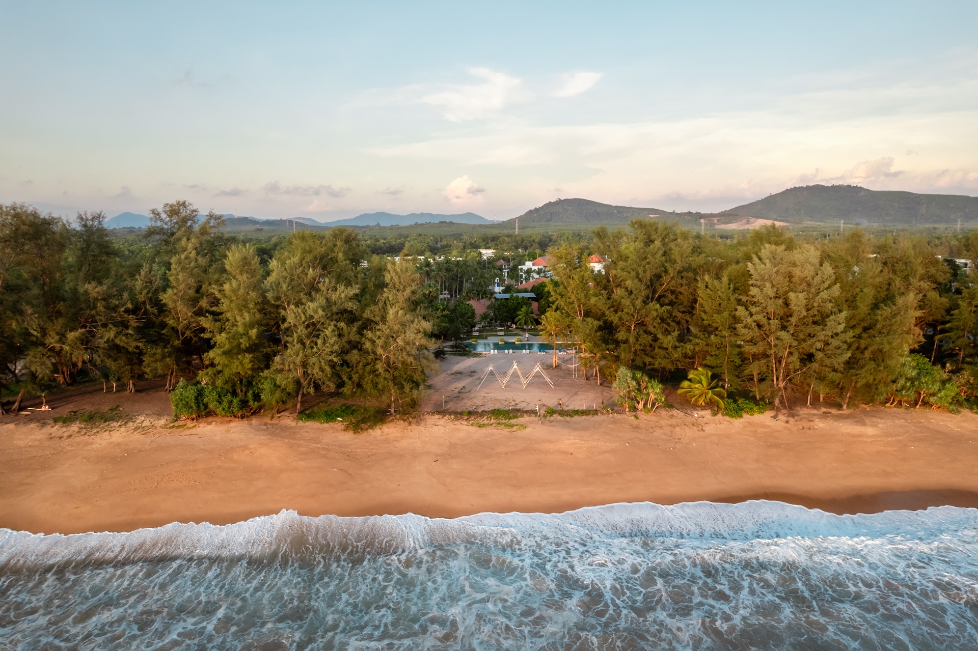 Beach View at Estella Mai Khao Beach Resort in Phuket