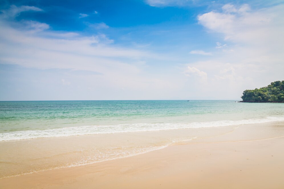 Beachfront at Estella Mai Khao Beach Resort in Phuket