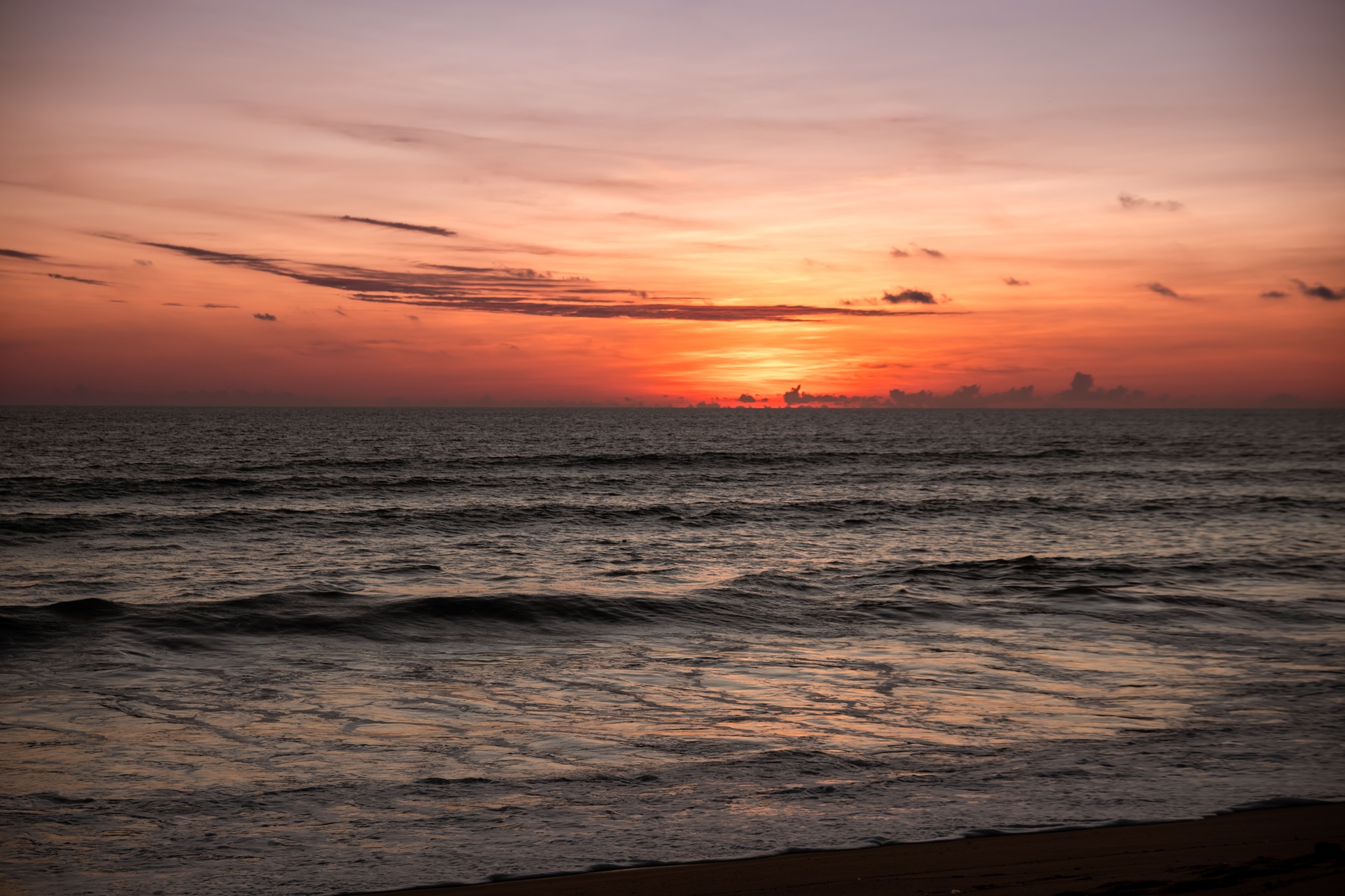 Sun Set View at Estella Mai Khao Beach Resort in Phuket