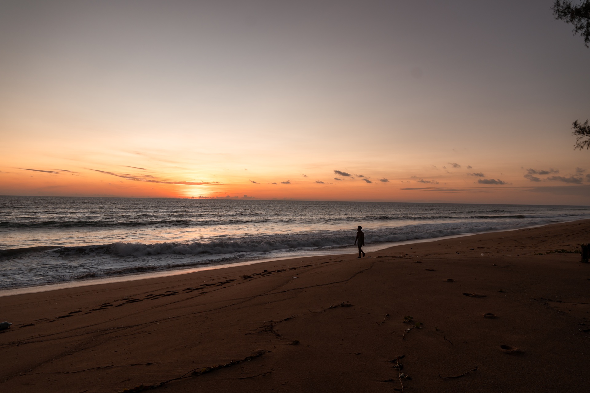 Sun Set View at Estella Mai Khao Beach Resort in Phuket