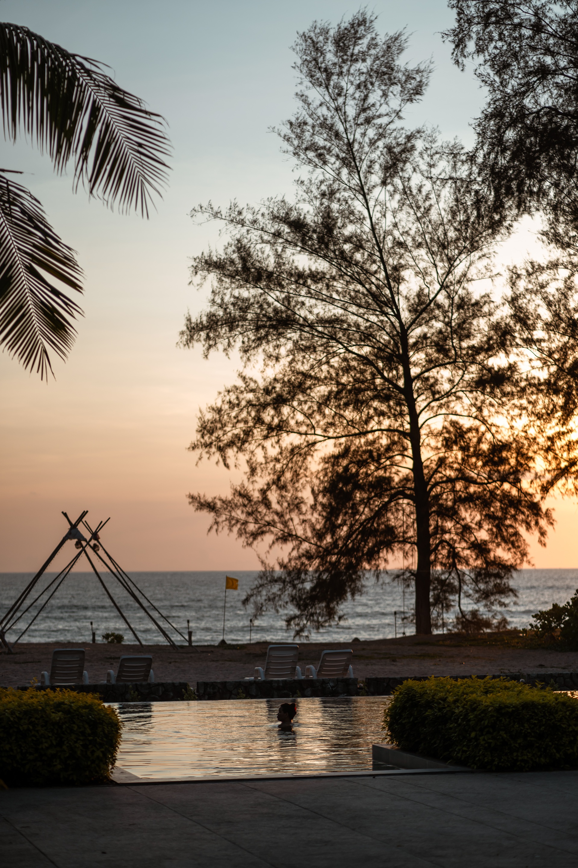 Sun Set View  at Estella Mai Khao Beach Resort in Phuket