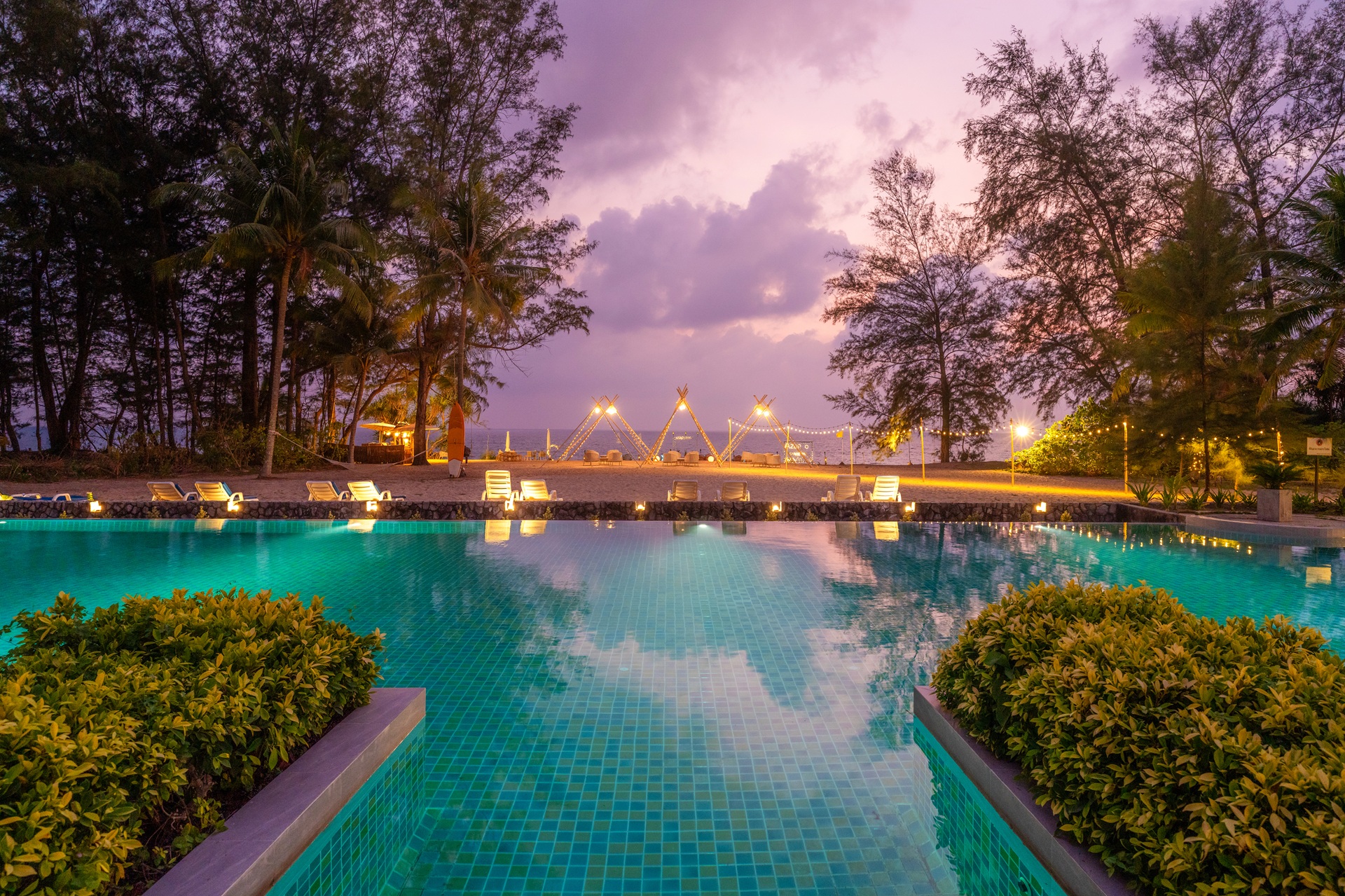 Pool at Estella Mai Khao Beach Resort in Phuket