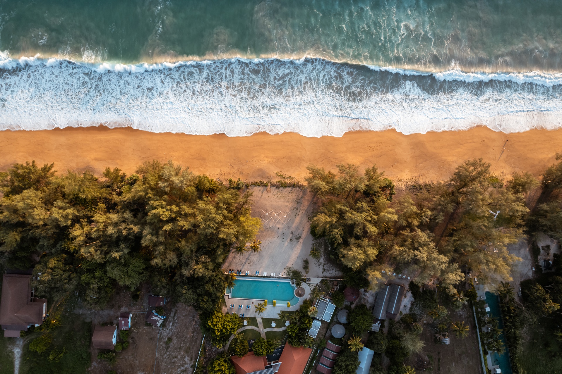 Beach at Estella Mai Khao Beach Resort in Phuket